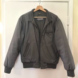 Members Only - Bomber Jacket - Men's Medium - Gray